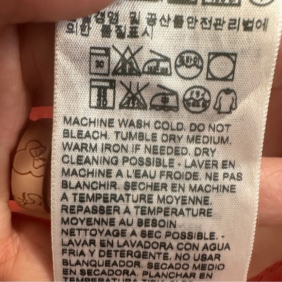 Levi's Perfectly Slimming 512 Straight Leg jeans, pink/orange, floral, spring - Picture 16 of 16